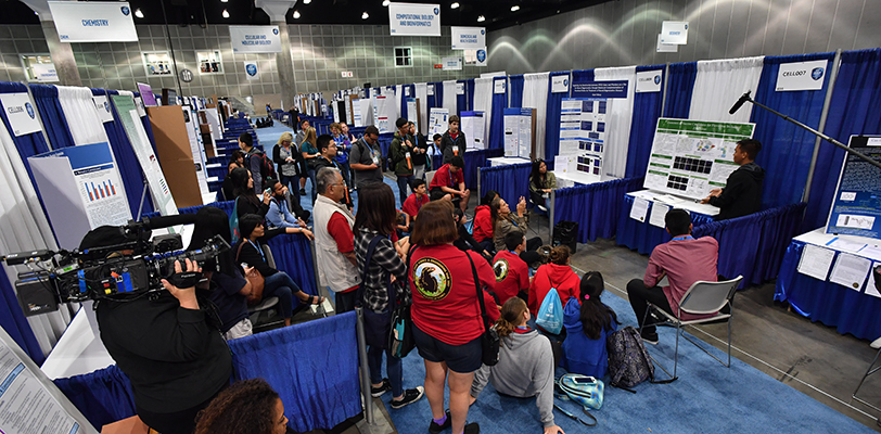 Filming at Intel ISEF 2017